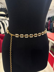 Cintura strass oro