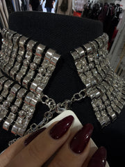 Collana con collarino argento
