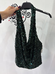 Top paillettes vari colori