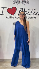 Tuta bezz MONOSPALLA blu elettrico