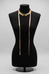 Collana fili oro