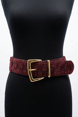 Cintura bordeaux