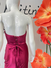 Abito sirena bordeaux tg M