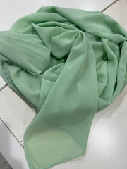 Stola chiffon menta