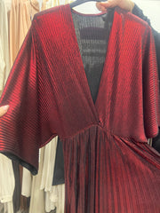 Abito pipistrello plisse vari colori