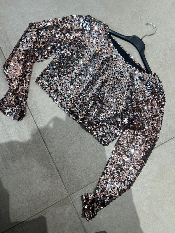 Maglia paillettes