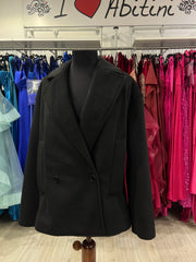 Cappotto nero corto