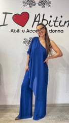 Tuta bezz MONOSPALLA blu elettrico