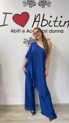 Tuta bezz MONOSPALLA blu elettrico