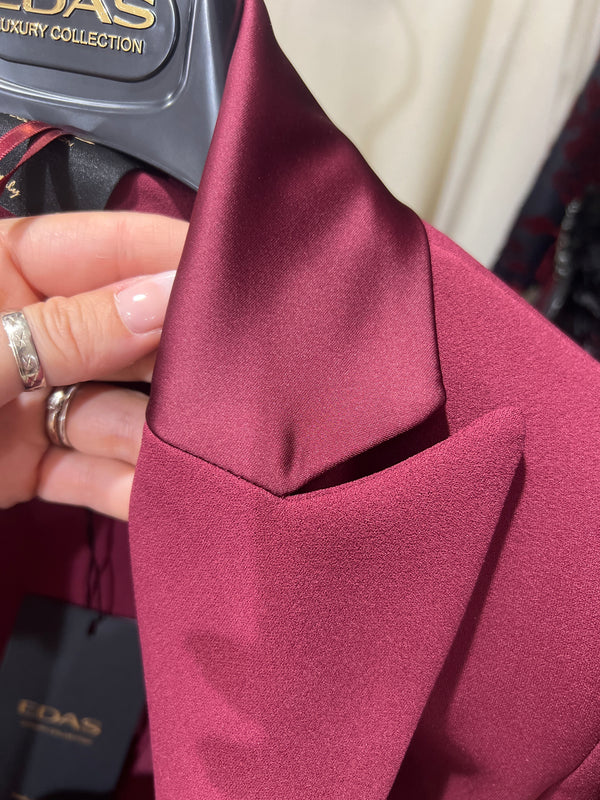 Tailleur Edas bordeaux