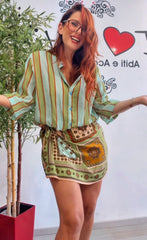 Camicia a righe verde, Dixie