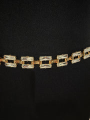 Cintura strass oro