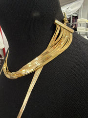 Collana fili oro