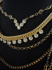 Collana sette fili oro