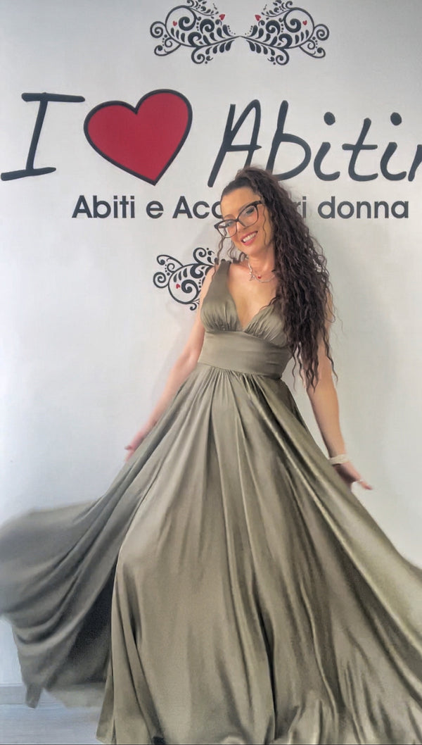 Abito Ramona verde oliva