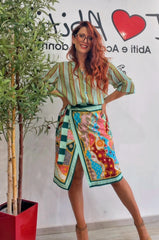 Pareo lungo menta, Dixie