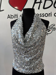 Top paillettes vari colori