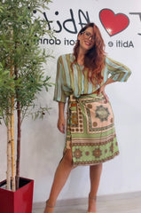 Pareo lungo verde Dixie
