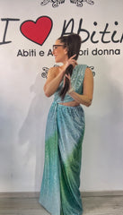 Abito paillettes sfumato sarà