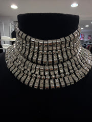 Collana con collarino argento