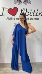 Tuta bezz MONOSPALLA blu elettrico