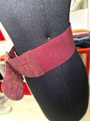 Cintura bordeaux