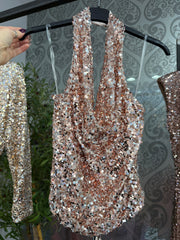 Top paillettes vari colori