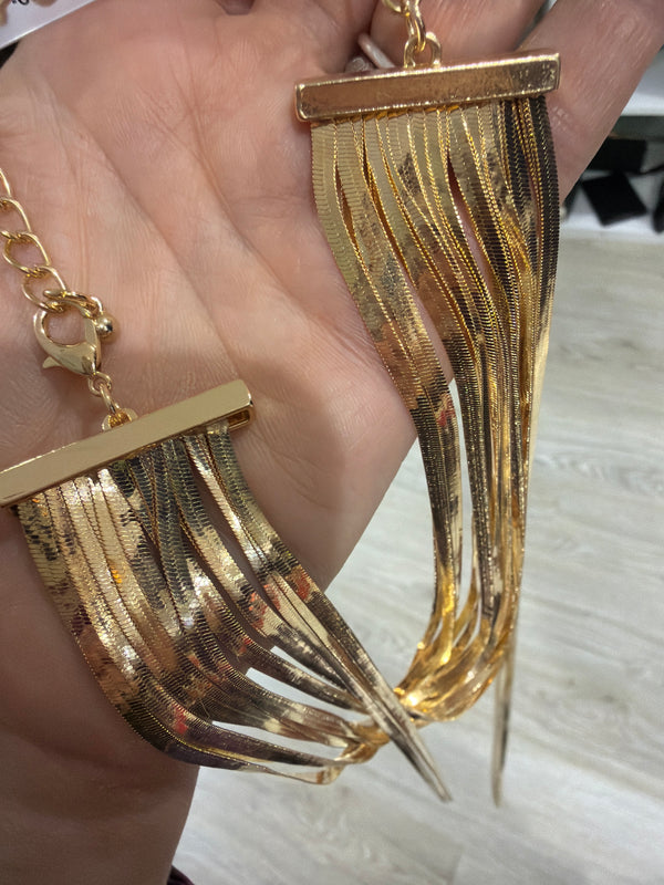 Collana fili oro