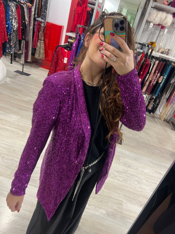 Giacca vari colori paillettes