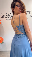 Abito corpetto pizzo vari colori