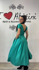 Abito ferr verde e blu