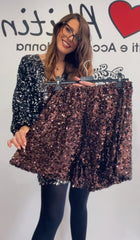 Pantaloncini paillettes vari colori