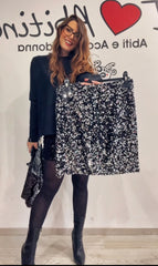 Gonna paillettes vari colori