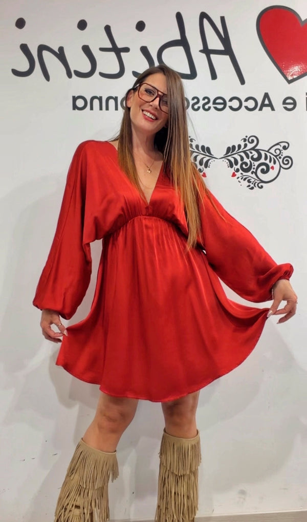 Abito Dixie raso vari colori