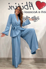 Tailleur sis vari colori plissè