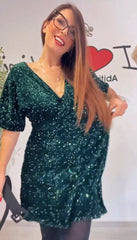 Abito paillettes vari colori