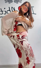 Pantalone fiori liza