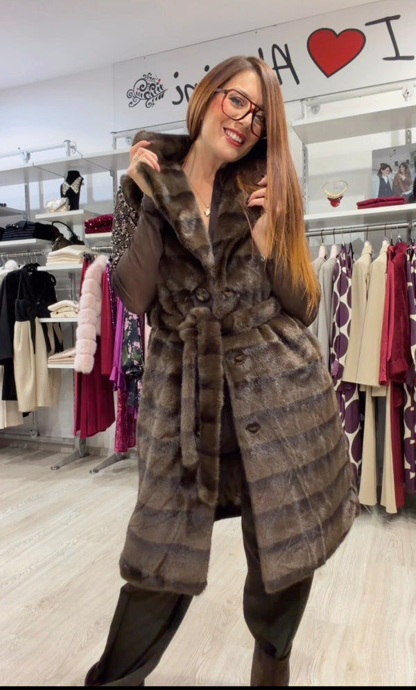 Gilet ecopelliccia vari colori