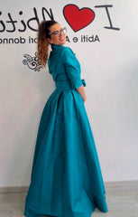 Abito bezz lungo vari colori