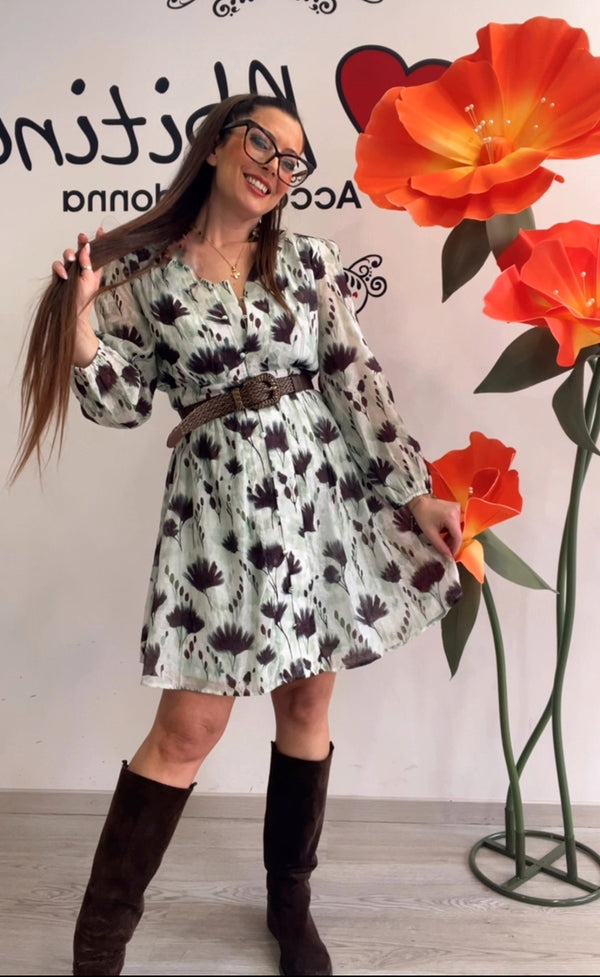 Abito corto anon tencel