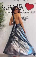 Abiti cangiante oro e argento