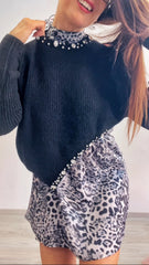 Maglioncino Kor strass vari colori