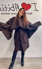 Cappotto/mantella cioccolato