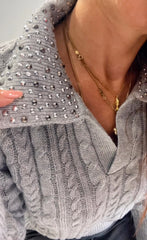 Maglione sara grigio