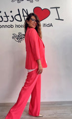 Tailleur corallo Edas
