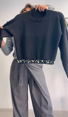 Maglioncino strass Kor vari colori