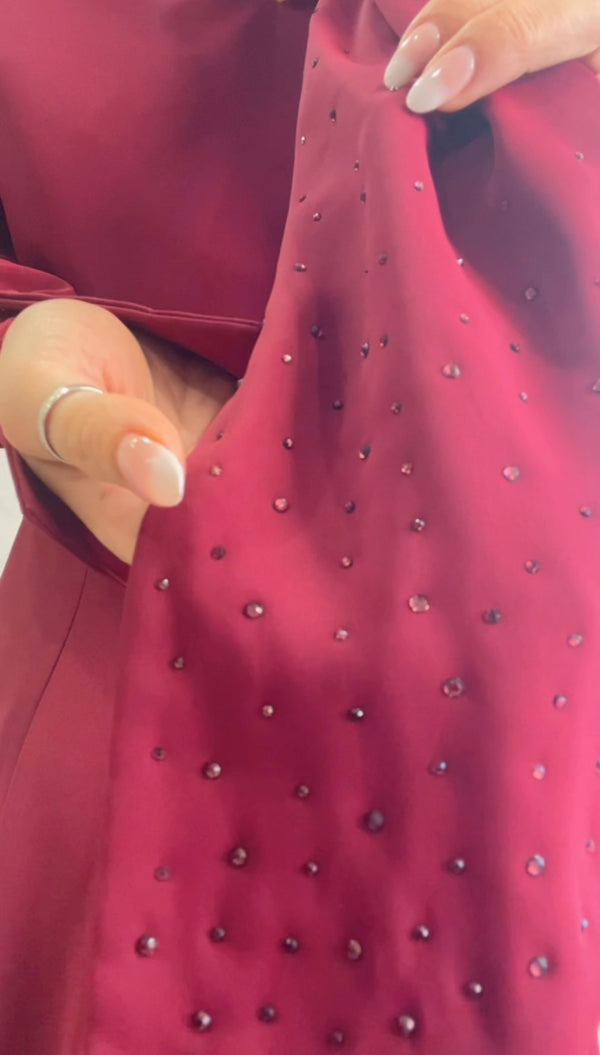 Casacca Edas med bordeaux