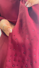 Casacca Edas med bordeaux