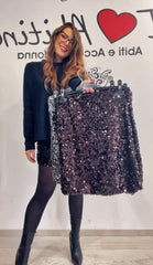 Gonna paillettes vari colori