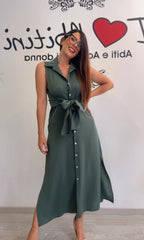 Abito bottoni vari colori
